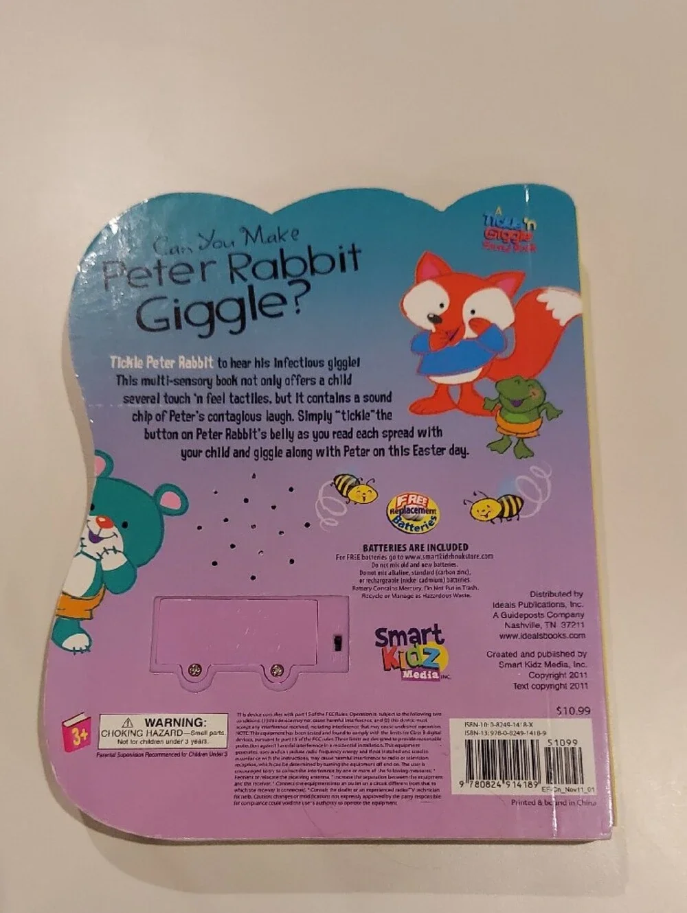 Can You Make Peter Rabbit Giggle? Interactive A Tickle 'n Giggle Sound Book